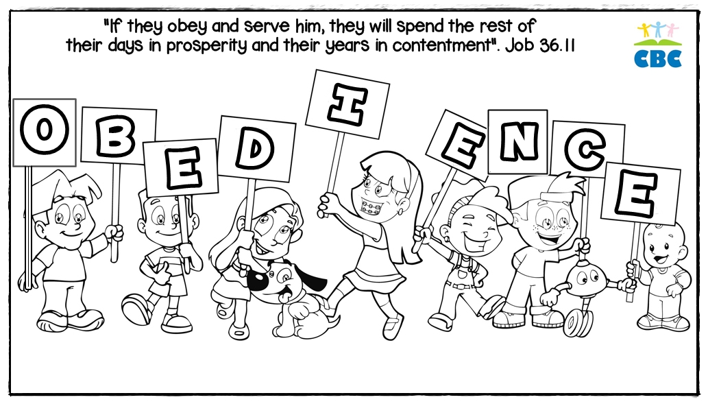 obediance coloring pages - photo #42