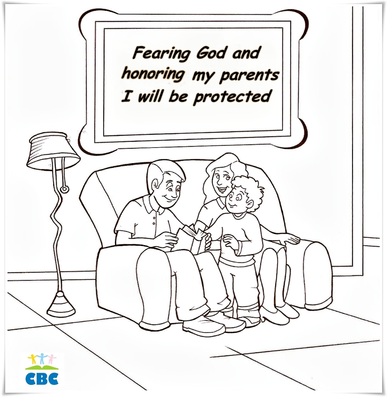 obedience coloring pages for children - photo #44